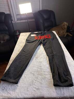 Reason Clothing x Scarface Tony Montana Logo Graphic Fleece Joggers - Black